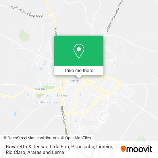 Bovaretto & Tessari Ltda Epp map