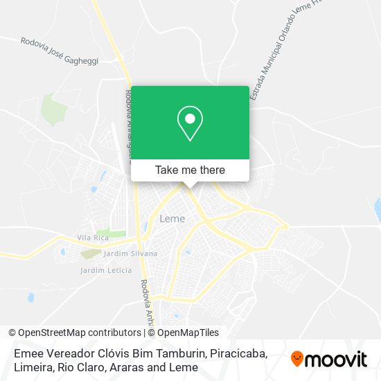 Emee Vereador Clóvis Bim Tamburin map