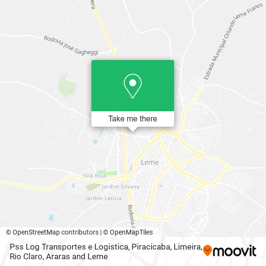 Pss Log Transportes e Logistica map
