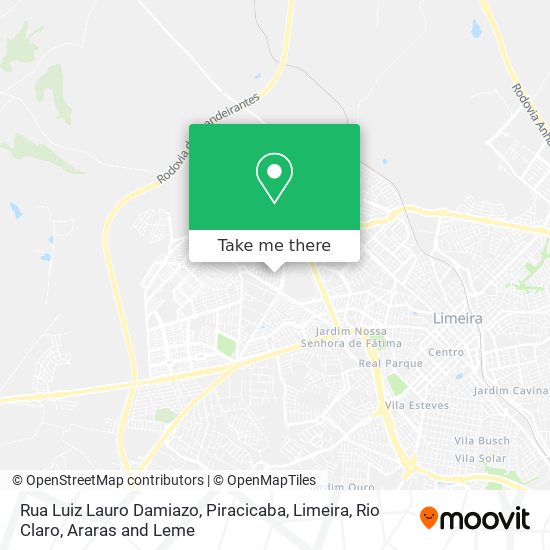 Rua Luiz Lauro Damiazo map