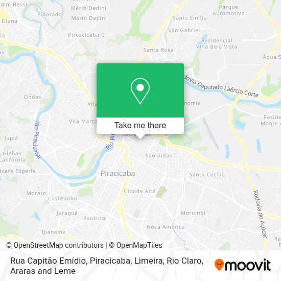 Rua Capitão Emídio map