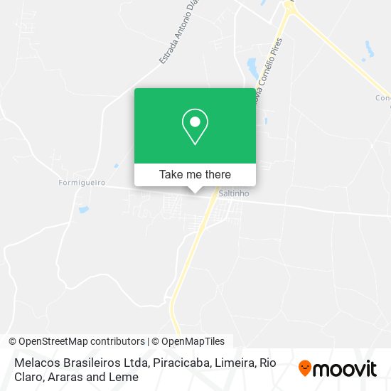 Melacos Brasileiros Ltda map