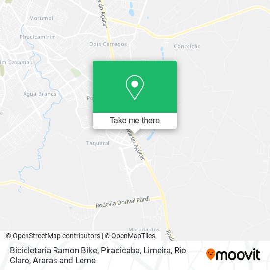 Mapa Bicicletaria Ramon Bike