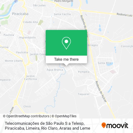 Telecomunicações de São Paulo S a Telesp map