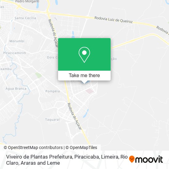 Viveiro de Plantas Prefeitura map