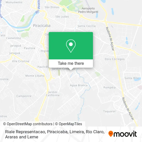 Riale Representacao map