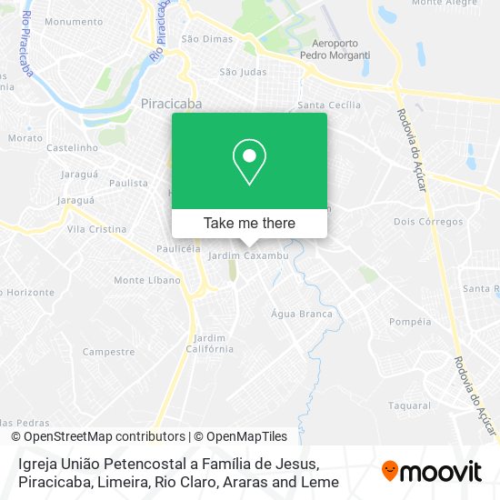 Igreja União Petencostal a Família de Jesus map