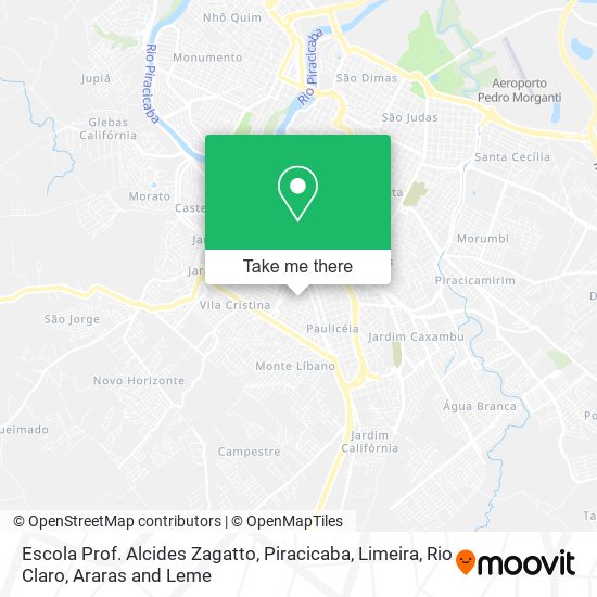 Escola Prof. Alcides Zagatto map