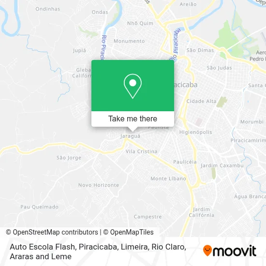 Auto Escola Flash map