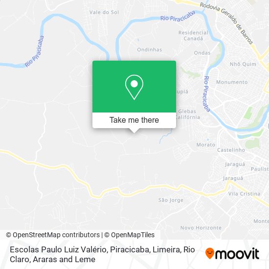 Escolas Paulo Luiz Valério map