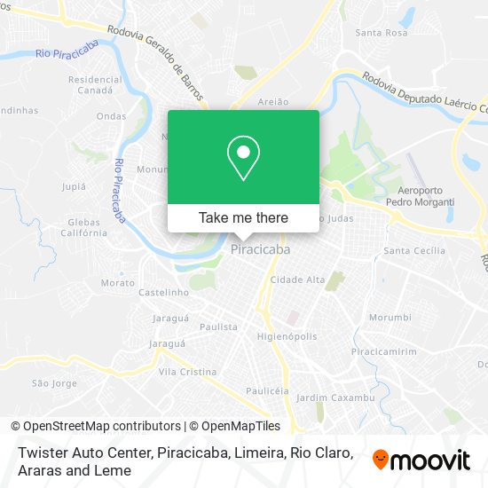 Twister Auto Center map