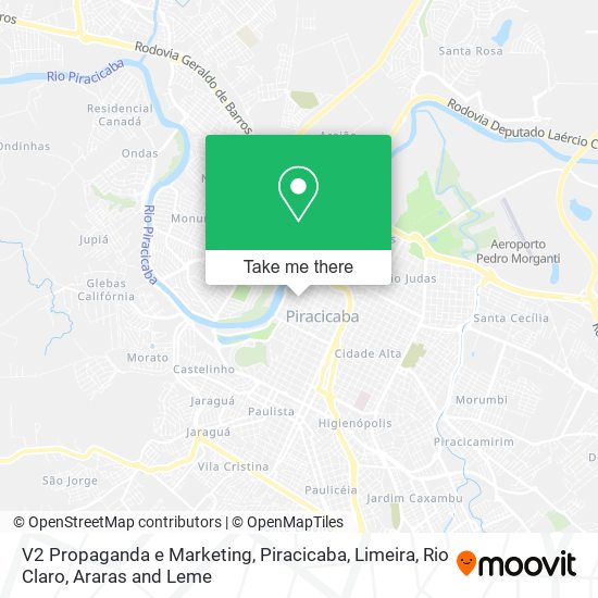 V2 Propaganda e Marketing map