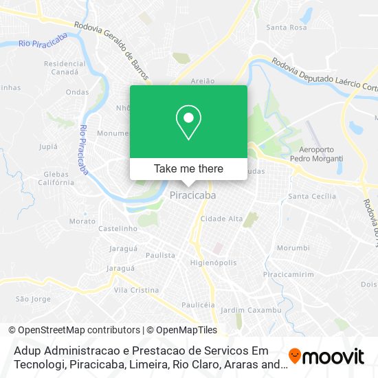 Adup Administracao e Prestacao de Servicos Em Tecnologi map