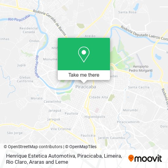Henrique Estetica Automotiva map