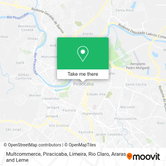 Multcommerce map