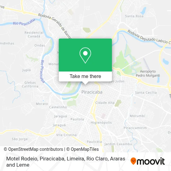 Motel Rodeio map