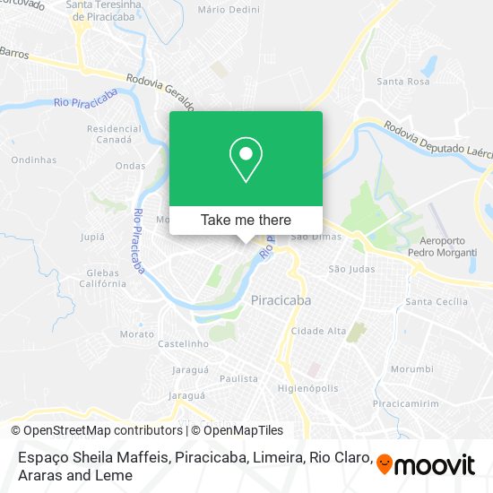 Espaço Sheila Maffeis map