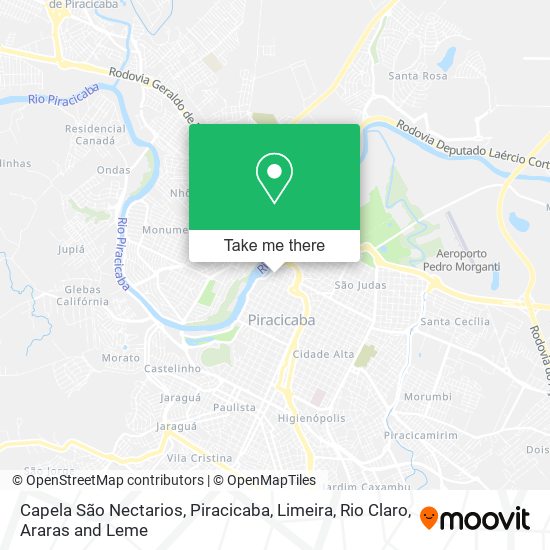 Capela São Nectarios map