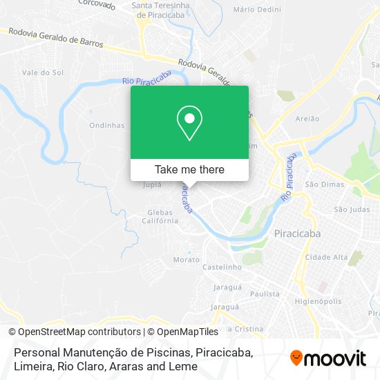 Personal Manutenção de Piscinas map