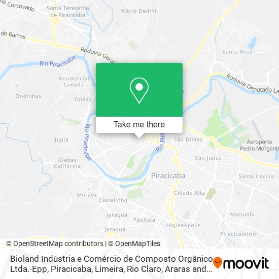 Bioland Indústria e Comércio de Composto Orgânico Ltda.-Epp map