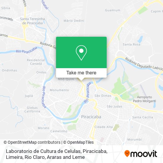 Laboratorio de Cultura de Celulas map