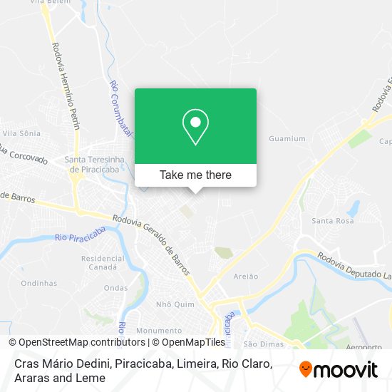 Cras Mário Dedini map
