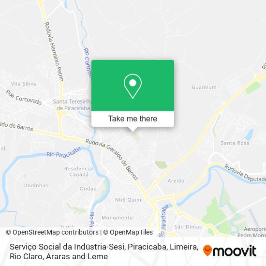 Serviço Social da Indústria-Sesi map