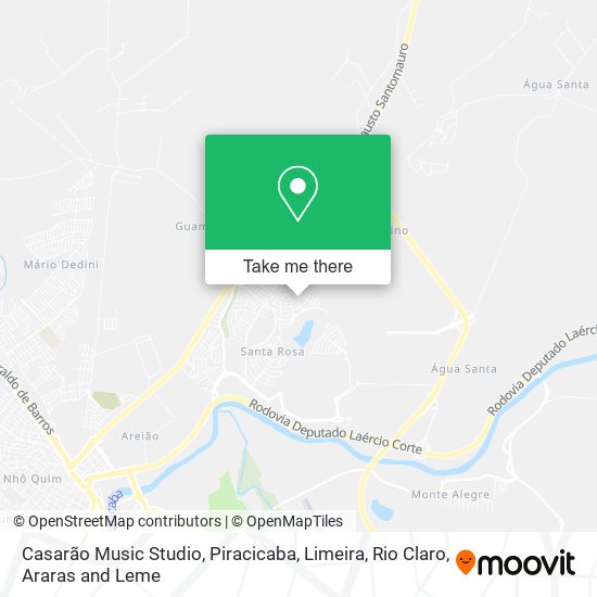 Casarão Music Studio map