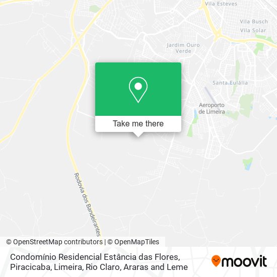 Condomínio Residencial Estância das Flores map