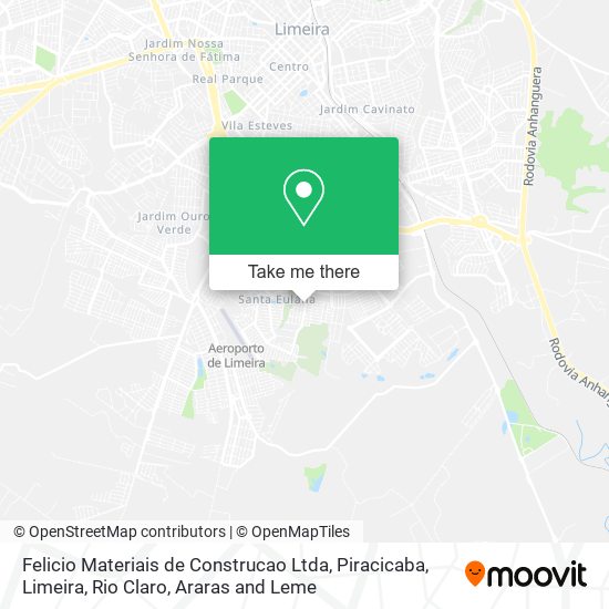 Mapa Felicio Materiais de Construcao Ltda