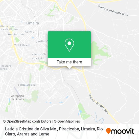 Leticia Cristina da Silva Me. map