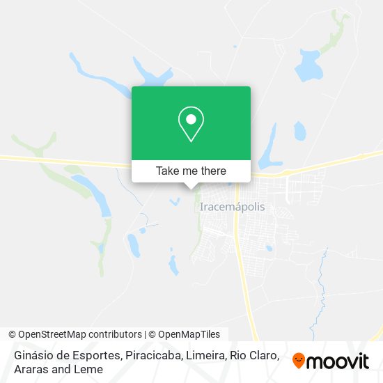 Ginásio de Esportes map