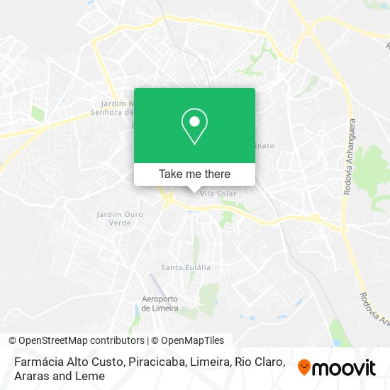 Farmácia Alto Custo map