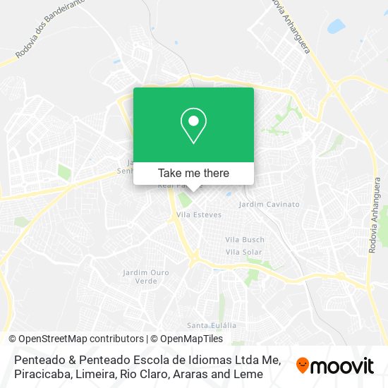Penteado & Penteado Escola de Idiomas Ltda Me map