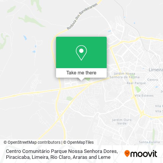 Centro Comunitário Parque Nossa Senhora Dores map