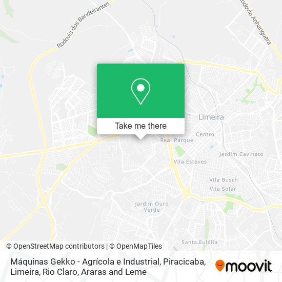 Máquinas Gekko - Agrícola e Industrial map