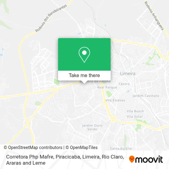 Corretora Php Mafre map