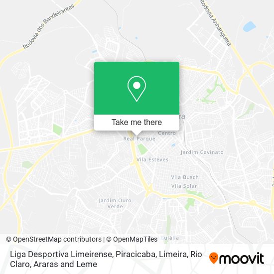 Liga Desportiva Limeirense map