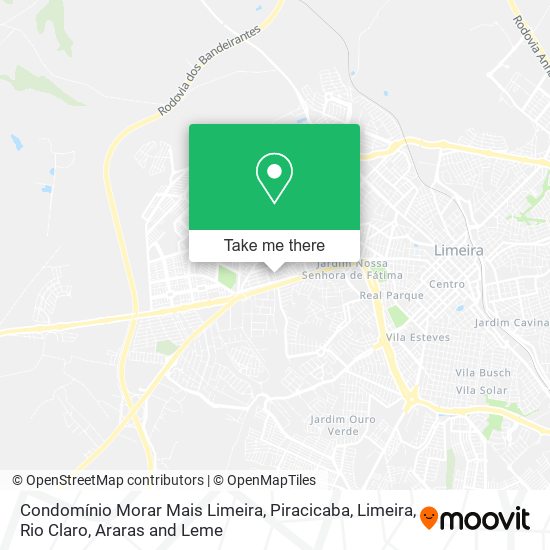 Condomínio Morar Mais Limeira map