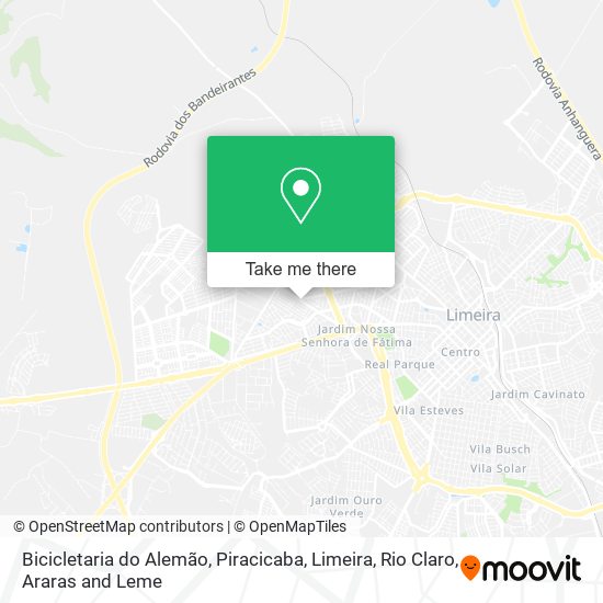 Bicicletaria do Alemão map