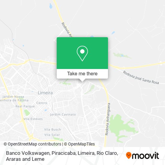 Mapa Banco Volkswagen