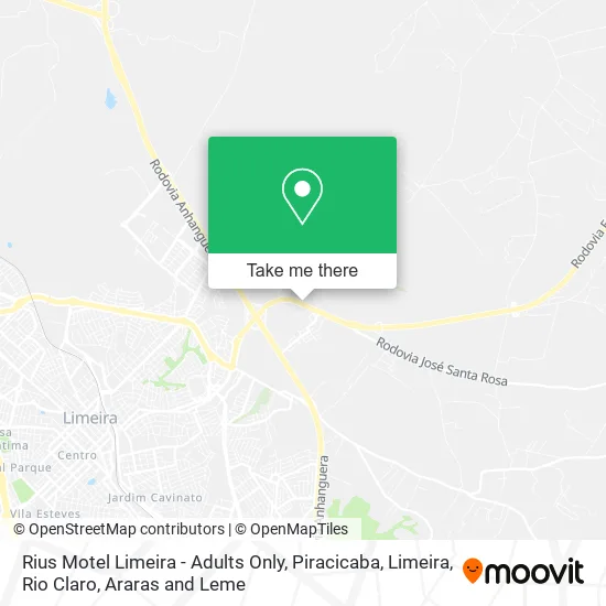 Rius Motel Limeira - Adults Only map