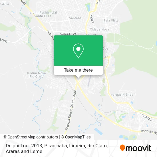 Delphi Tour 2013 map