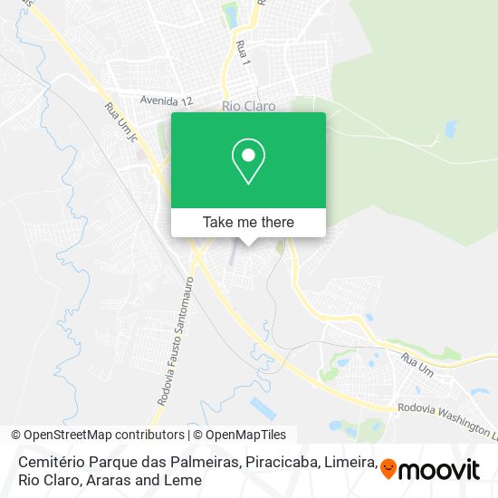 Cemitério Parque das Palmeiras map
