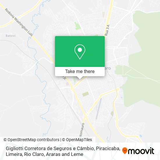 Gigliotti Corretora de Seguros e Câmbio map