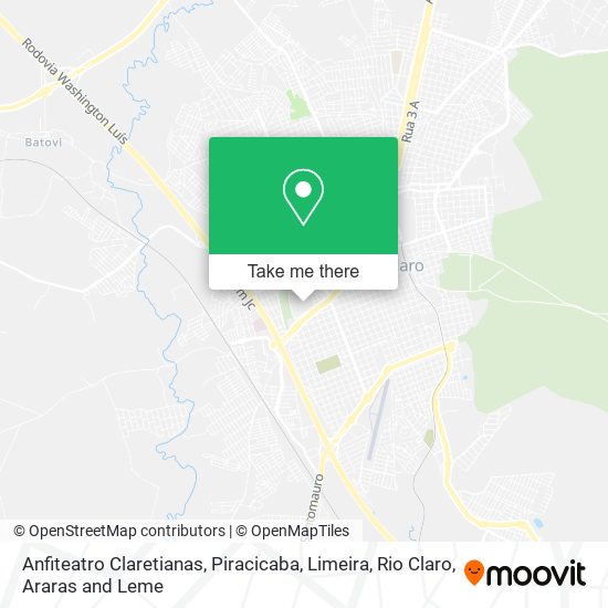 Anfiteatro Claretianas map