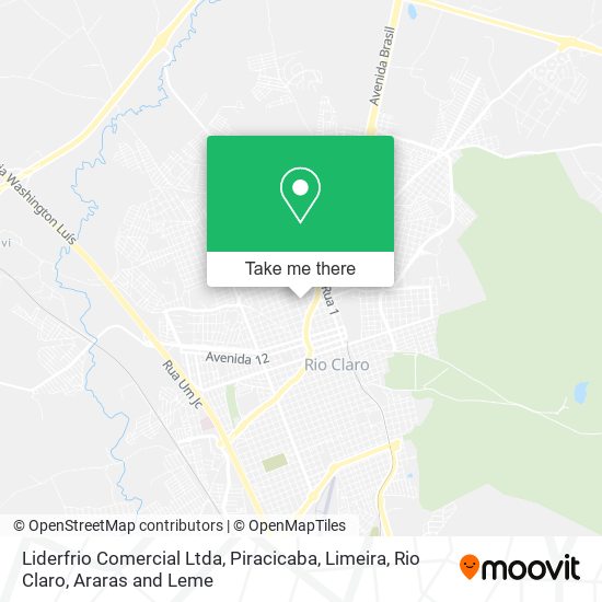 Liderfrio Comercial Ltda map