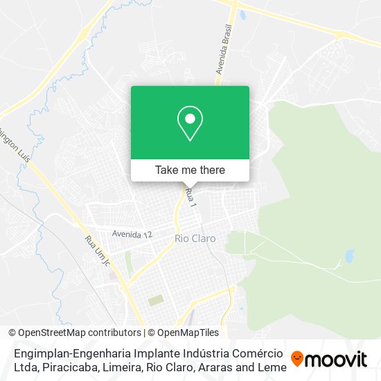 Mapa Engimplan-Engenharia Implante Indústria Comércio Ltda