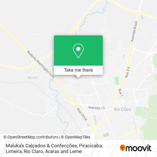 Mapa Maluka's Calçados & Confecções