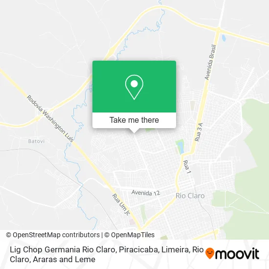 Lig Chop Germania Rio Claro map